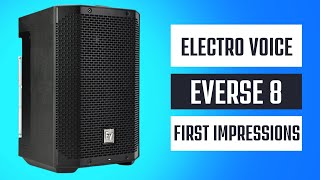 Video thumbnail for Electro Voice (EV) Everse 8 Unboxing & Initial Impressions - The Best Battery Powered PA!? by Aaron Short Music