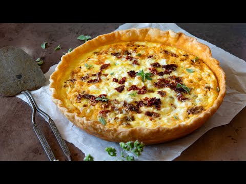 Sun Dried Tomato Quiche