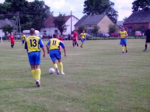 Sokół Kamień - Stal Nowa Dęba (druga bramka Mirka Smykli)