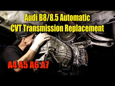 2009-2013 Audi A4 B8 Continuously Variable Transmission (CVT) Removal ***Tutorial***