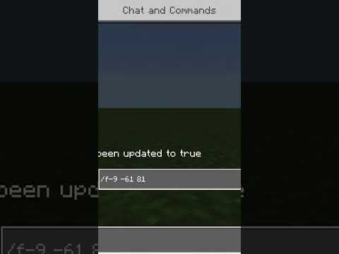 How to do the /fill command