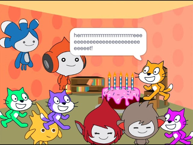 Scratch Cat Accidentally Touched the Birthday Fire and Learned an ...