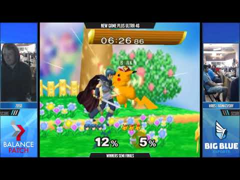NGPU 46 SSBM - Zoso (Marth) vs. BonkCushy (Pikachu) - Melee WSF