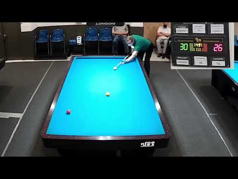 Emisión en directo de Taula 3 Club Billar Mataró A (Pau Benitez )  vs. CB Sants A (Pascual Sanchez )