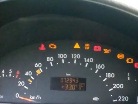 W168 / Mercedes A-Klasse / F im Display / Getriebe Steuerung