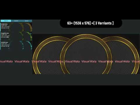 63= {1536 x 576 = [ 3 Varriants ] | Mapping Content |Visual Wala#resolume #vjloops #luxury #visuals