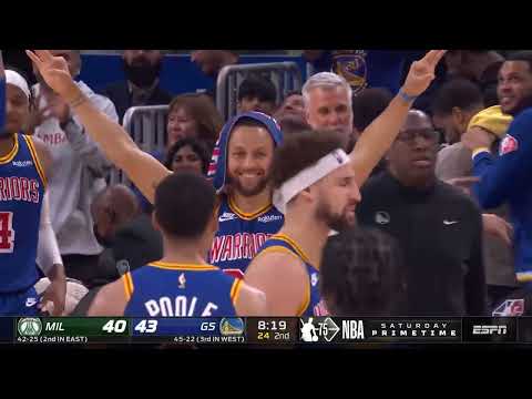 Klay Heating Up 3 Straight THREES 🔥🔥🔥