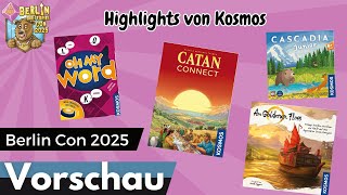 Oh My Word, Catan Connect, Am Goldenen Fluss - Highlights von Kosmos – Berlin Con 2025