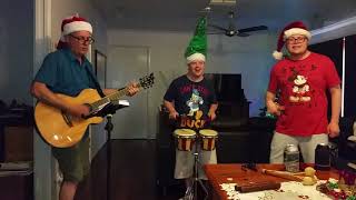 "Santa's Reindeers" The Glenn Family Bands Christmas version of Midnight Oils US Forces