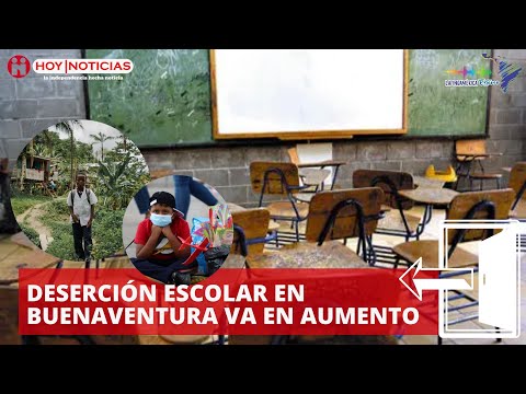 Estudiantes de colegios de Buenaventura desertan para poder trabajar y ayudar a sus familias