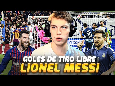 TODOS LOS GOLES DE TIRO LIBRE DE MESSI (2008 - 2023) - IMPRESIONANTE!
