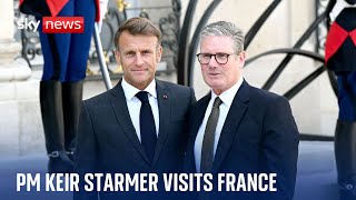 PM Sir Keir Starmer meets French president Emmanuel Macron to 'reset' EU relations