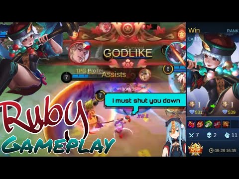 Don't underestimate the Lady Zombie Ruby | Solo Rank Game | ikanji Plays offlane | Mobile Legend