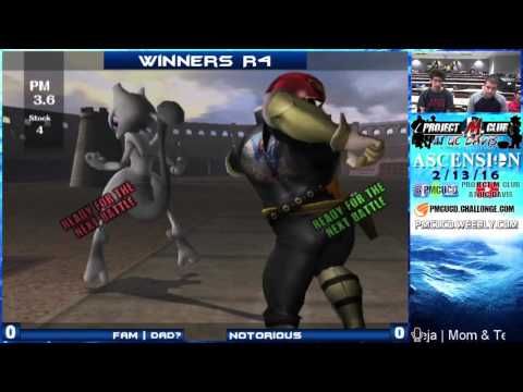 "Ascension 2/13/16" - Dad? (Mewtwo/Snake) v. Notorious (CF) - Winners Quarters
