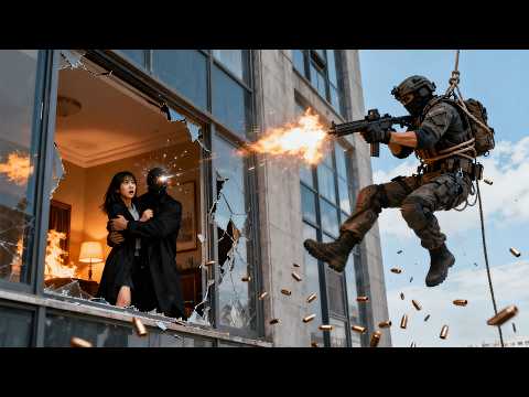 毒販挾持人質妄圖逃跑，怎料武警從天而降一槍擊斃毒販，成功解救人質！ #功夫 #kungfu