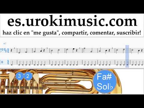 Tutorial de Tuba Jonas Blue - Mama Clases Notas Parte#1 um-i927
