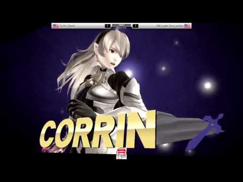 A-Kon 28 Smash 4 WF SM Light the Lantern (Corrin) Vs Denti (Diddy)