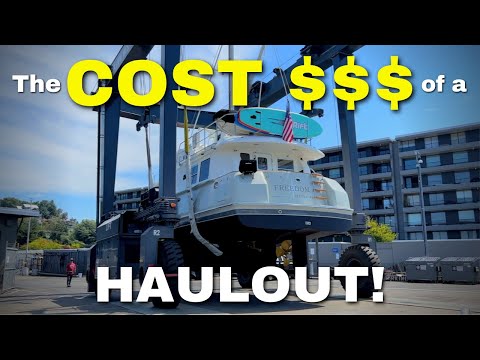 Here's the TOTAL COST $ breakdown of our haulout & how we saved a BOAT LOAD of cash!!! [MV FREEDOM]