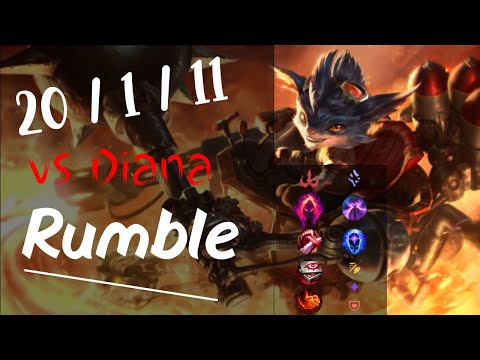 Rumble Jungle vs Diana - Challenger Replay KR