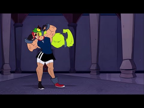 Female Muscle clip 289 - Villanos (ESPAÑOL)