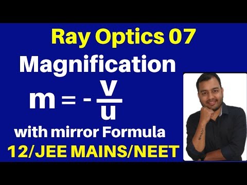Ray Optics 07 : Magnification - Magnification & Mirror's Formula Best Numericals JEE/NEET Video