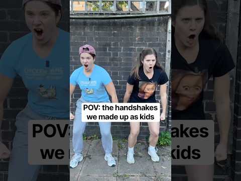 POV: the handshakes we made up as kids #childhood #handshake #millennial #throwback #relatable