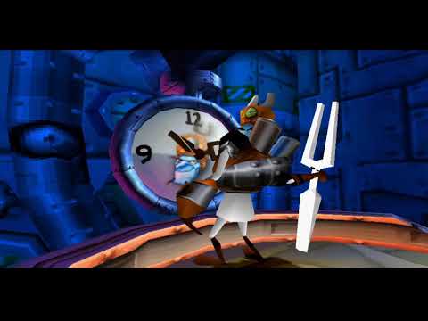 Crash Bandicoot - Warped (PS1) 105% Walkthrough pt18 - N. Tropy Boss