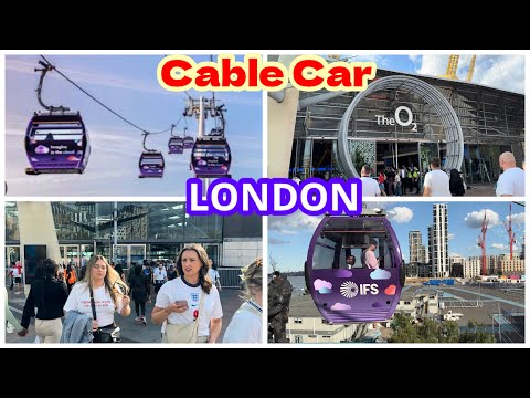 London O2 Arena & London Cable Car // IFS Cloud North Greenwich // Virtual Walking Tour 2024