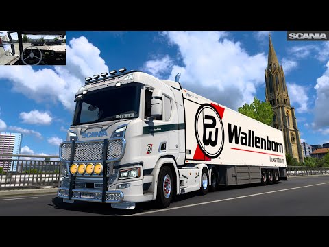 SCANIA R730 OPEN PIPE | TRANSPORT CANNED TUNA | LUXEMBOURG - DIJON | EURO TRUCK SIMULATOR 2 PART 200