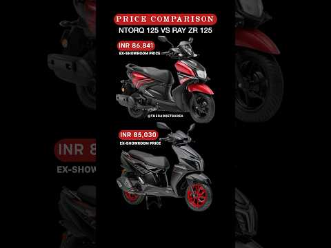 TVS Ntorq 125 vs Yamaha Ray ZR 125 #yamaharayzr125 #ntorq125