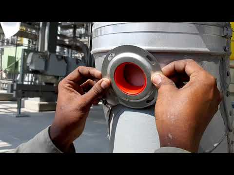 How to install inspection plug for NDT in hot insulation after jacketing (cladding)