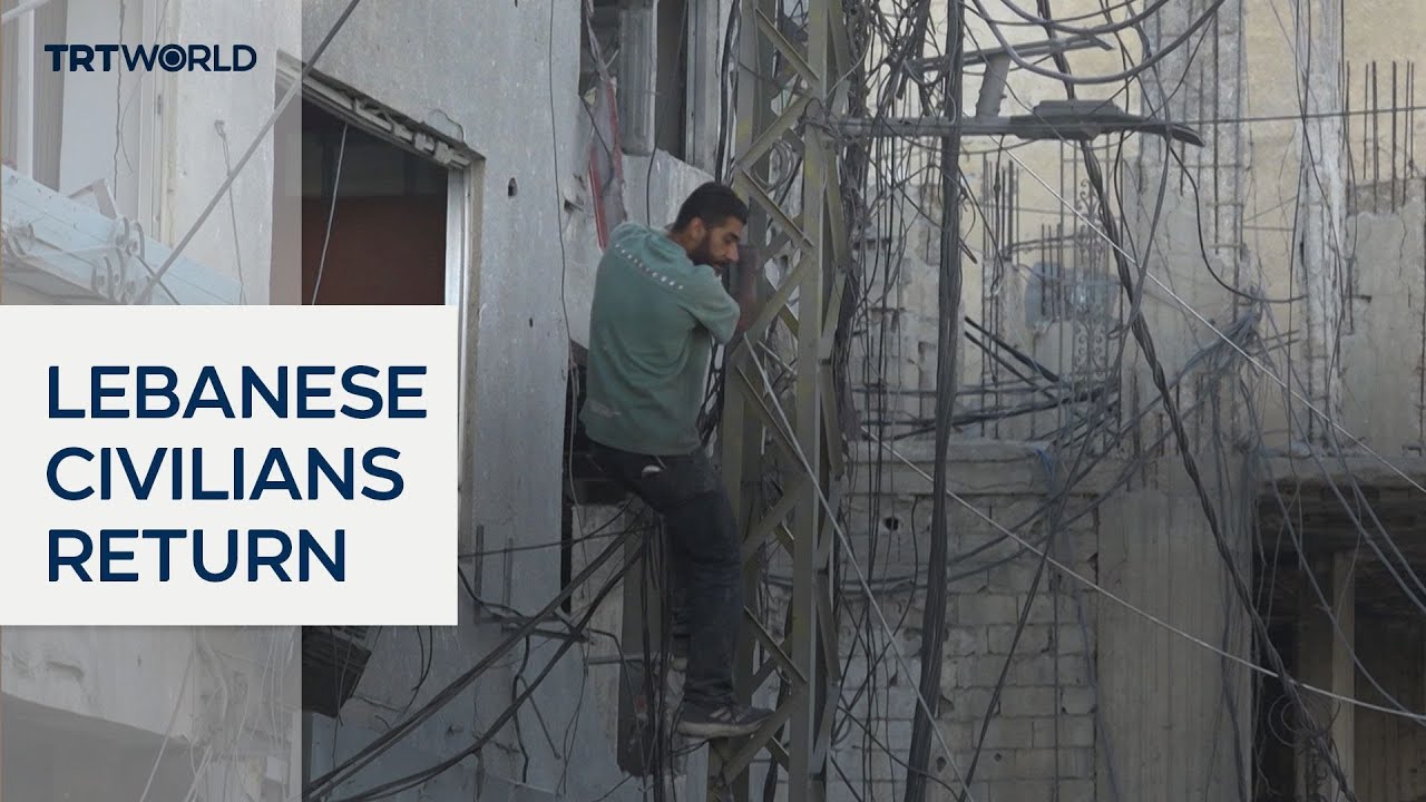 Israeli strikes reduce southern Lebanon neighborhoods to ruins as families return home