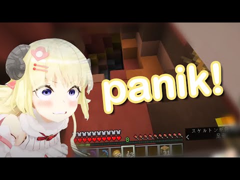 Adorable Sheep Panics in Minecraft! 😱 [Eng Sub/Hololive]