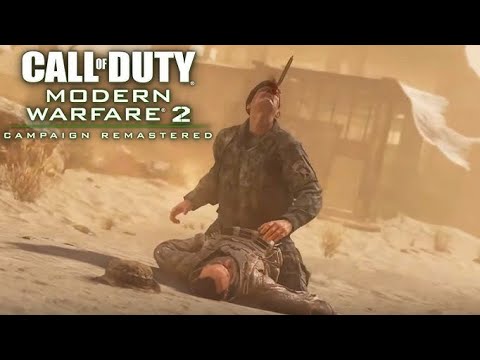 Shepherd Death Scene 4K 60FPS - Call Of Duty Modern Warfare 2 Remastered