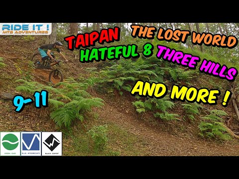 Nerang MTB Park Gold Coast - TRAIL GUIDE - Taipan, Three Hills, The Lost World AND MORE !