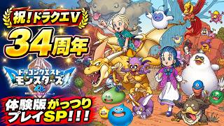【ドラクエモンスターズ4】【PS5】祝！ドラクエⅤ34周年記念！DQM4の体験版がっつりプレイでお祝いSP！！！【体験版】