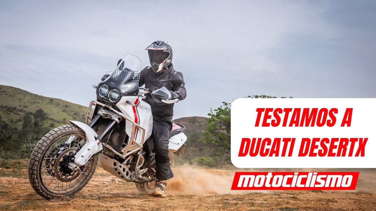 DUCATI DESERTX: ÓTIMA NAS RUAS, EXTRAORDINÁRIA NO OFF-ROAD