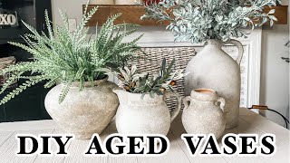 DIY Aged Vases | Thrift Flips | Pottery Barn & Anthropologie Dupes