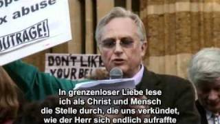 Richard Dawkins - Protestrede gegen den Papst