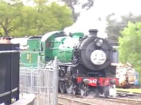 Steam Action at Train Works July 2016