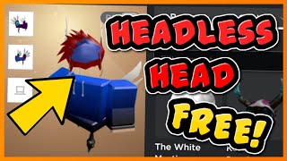 How To Get Fake Headless Head Roblox Pin Code To Get Robux - headless head roblox catalog get your free robux