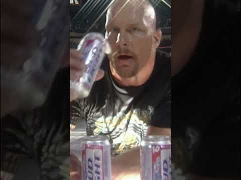 "Stone Cold" Steve Austin enjoying #InternationalBeerDay vibes 🍻 #Short