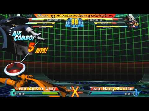 CrossXover Japan Relief Charity - MvC3 - Zero Is Easy Mode vs Harry Gorillas