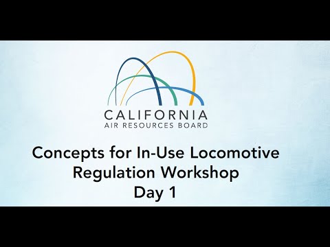 Concepts For In-Use Locomotive Regulation Presentation Day 1
