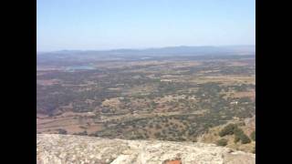 preview picture of video 'Panorámica desde El Castillo.(Montanchez-Extremadura)_DSCN0199'