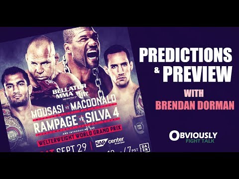 Bellator 206 Predictions & Preview | Mousasi vs MacDonald