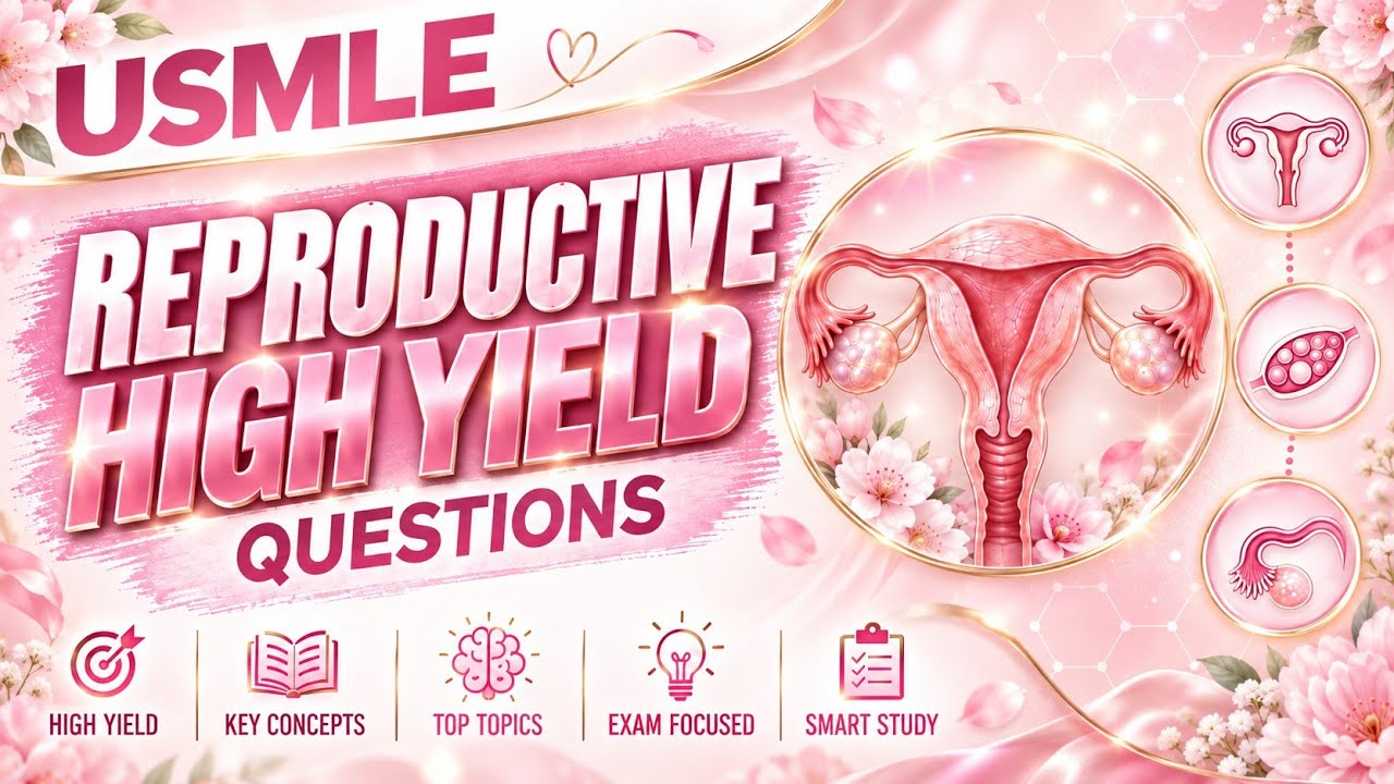 رحلة  Female Reproductive System 🌊💗🎀🩷 | USMLE Step 1