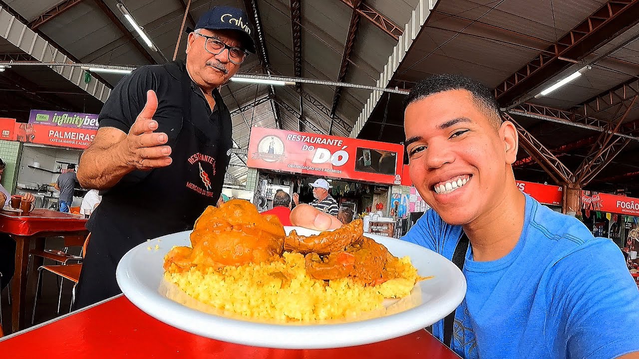 Provando O CAFÉ DA MANHÃ TRADICIONAL de João Pessoa