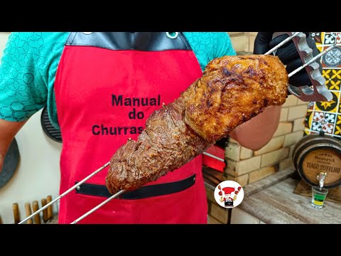 Como Fazer Fraldinha Inteira na Churrasqueira Perfeito