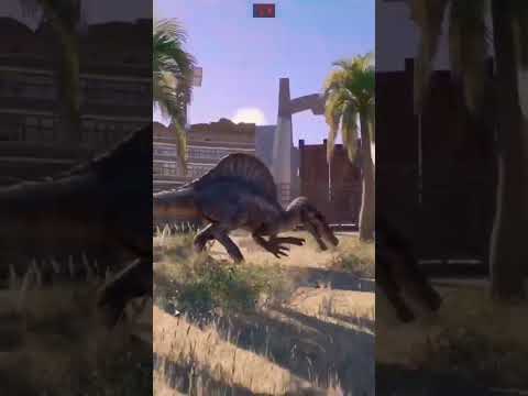 Spinosaurus vs Ultimasaurus fight | Jurassic World Evolution 2